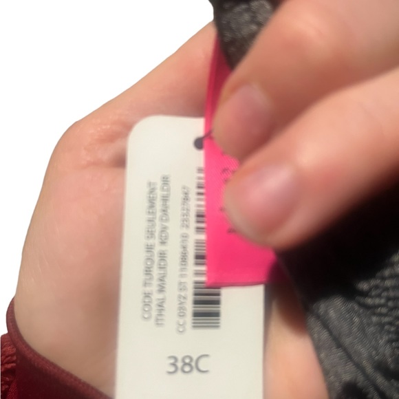 BNWT La Senza Bra 36C Grey with black lace detail - Picture 6 of 6